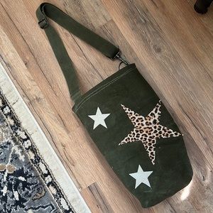 Bucket bag from vintage army duffel